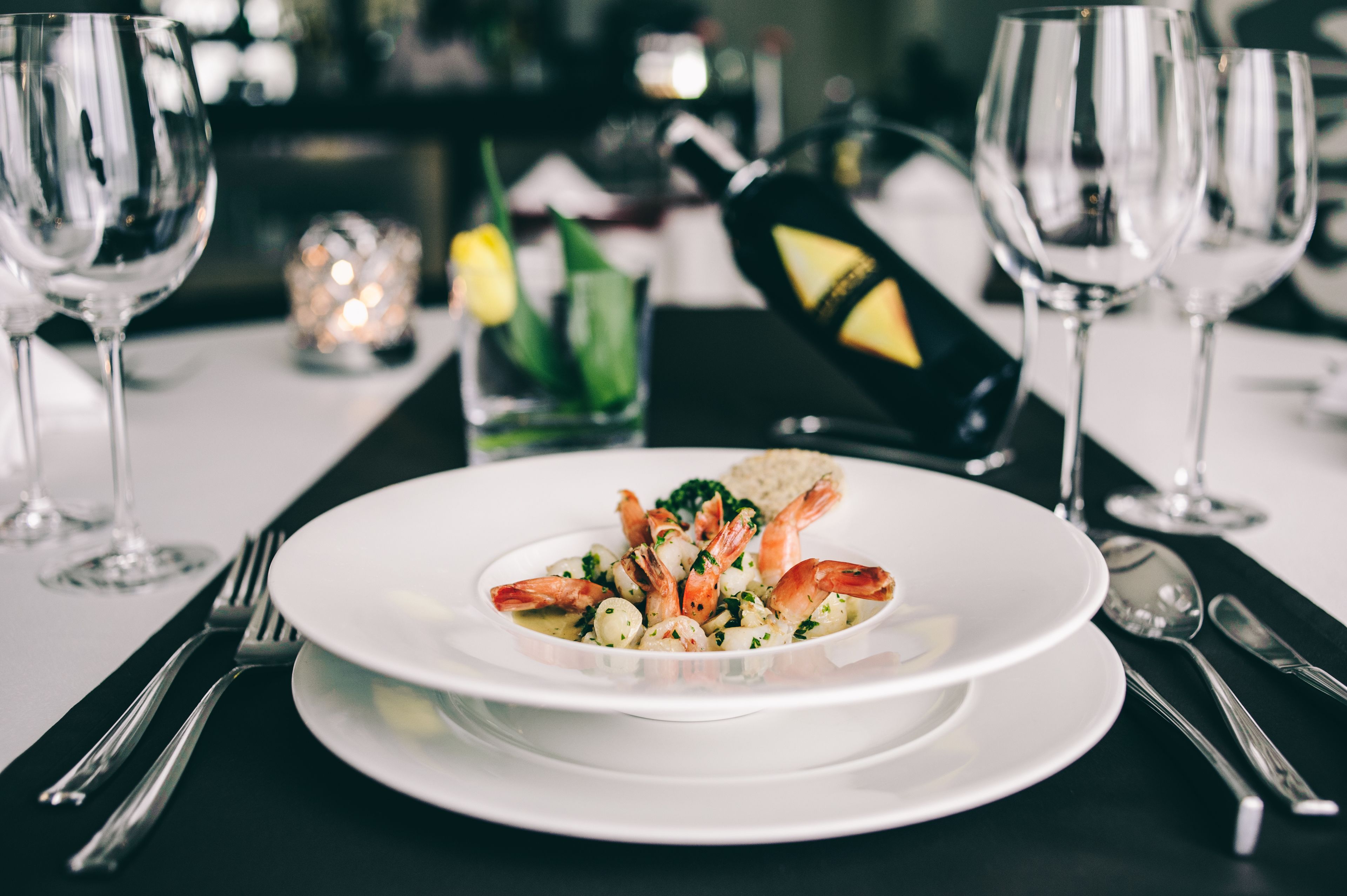 breakfast, lunch served; modern european cuisine, al fresco dining