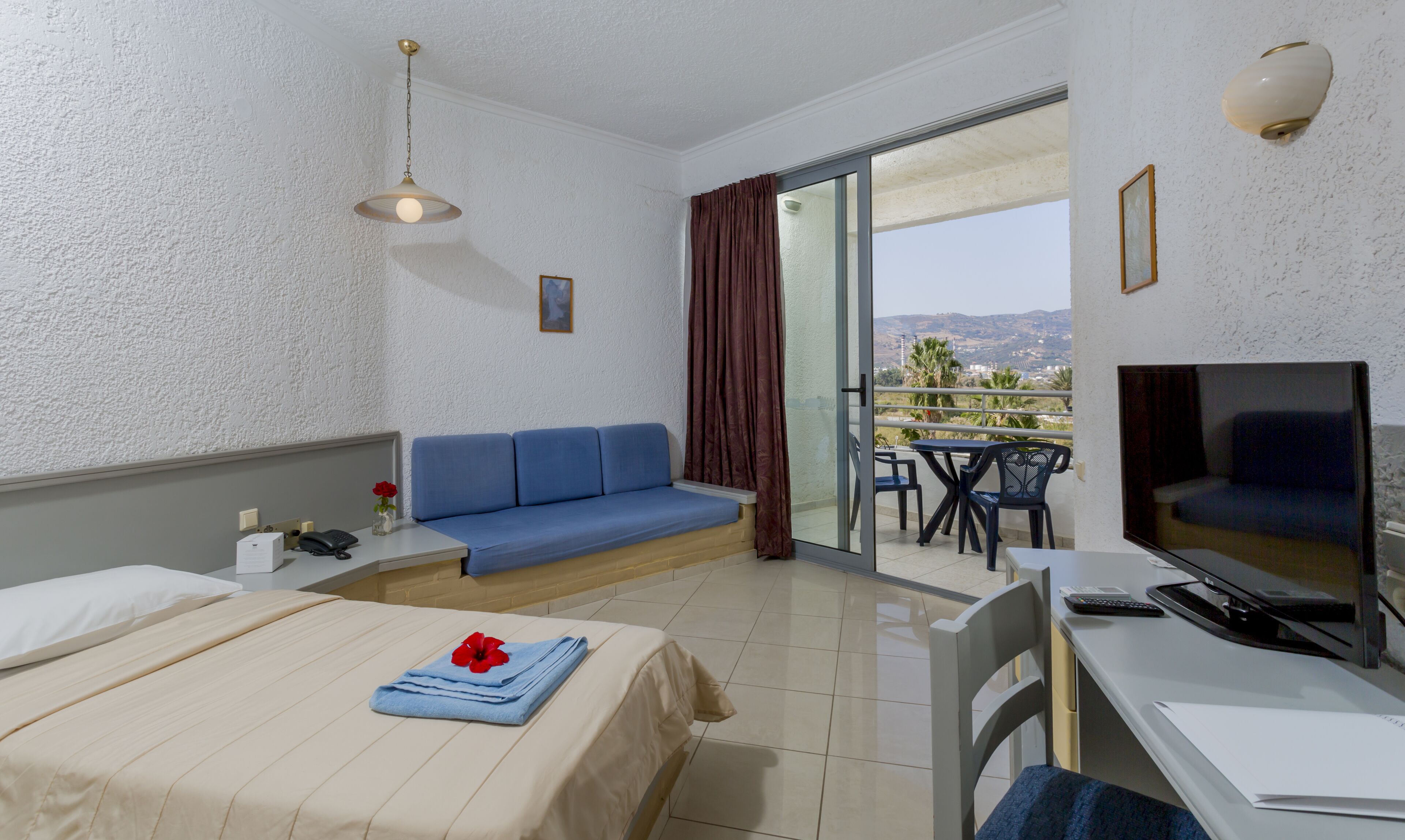 In-room safe, desk, cribs (free), WiFi (free)