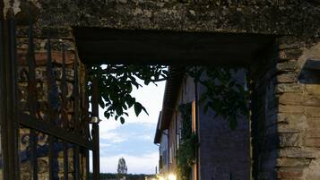 Blick von der Unterkunft