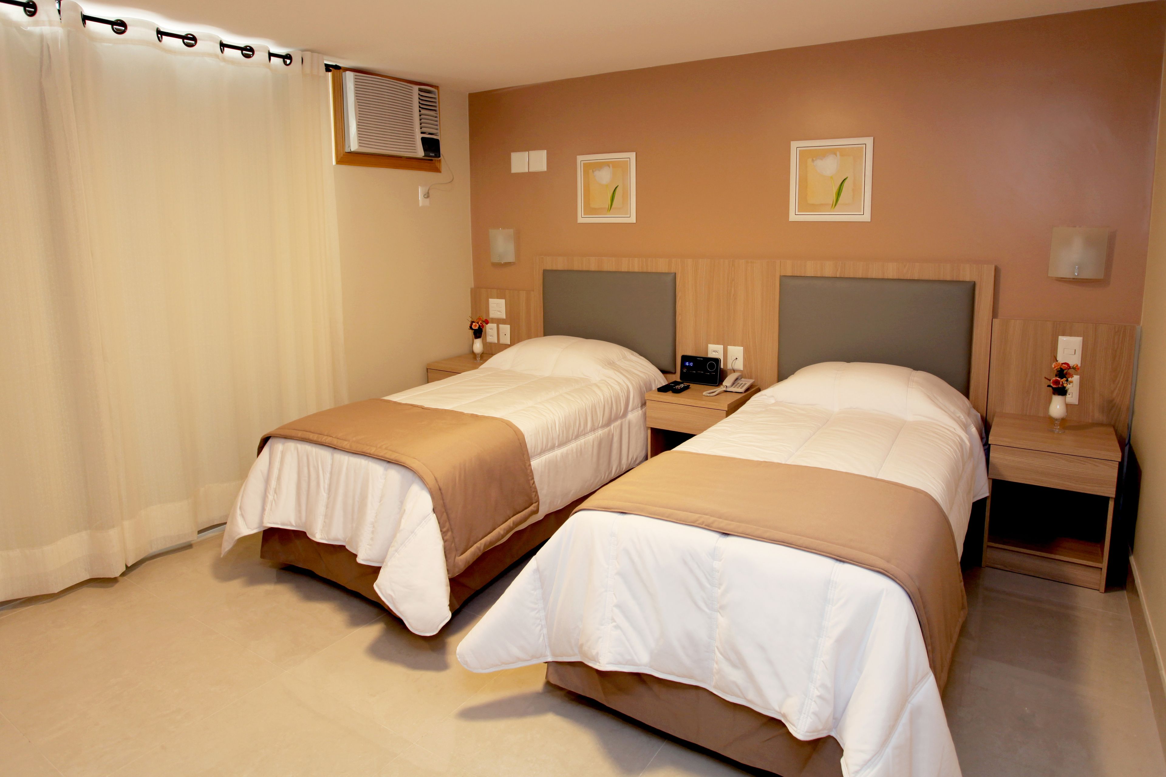 superior twin room | minibar, in-room safe, desk, laptop workspace