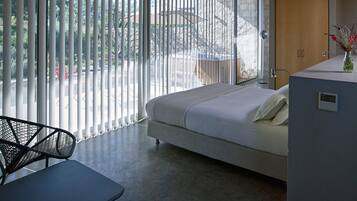 1 habitación y ropa de cama de alta calidad
