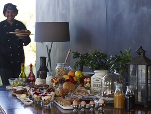 Frokostbuffé er inkludert hver dag