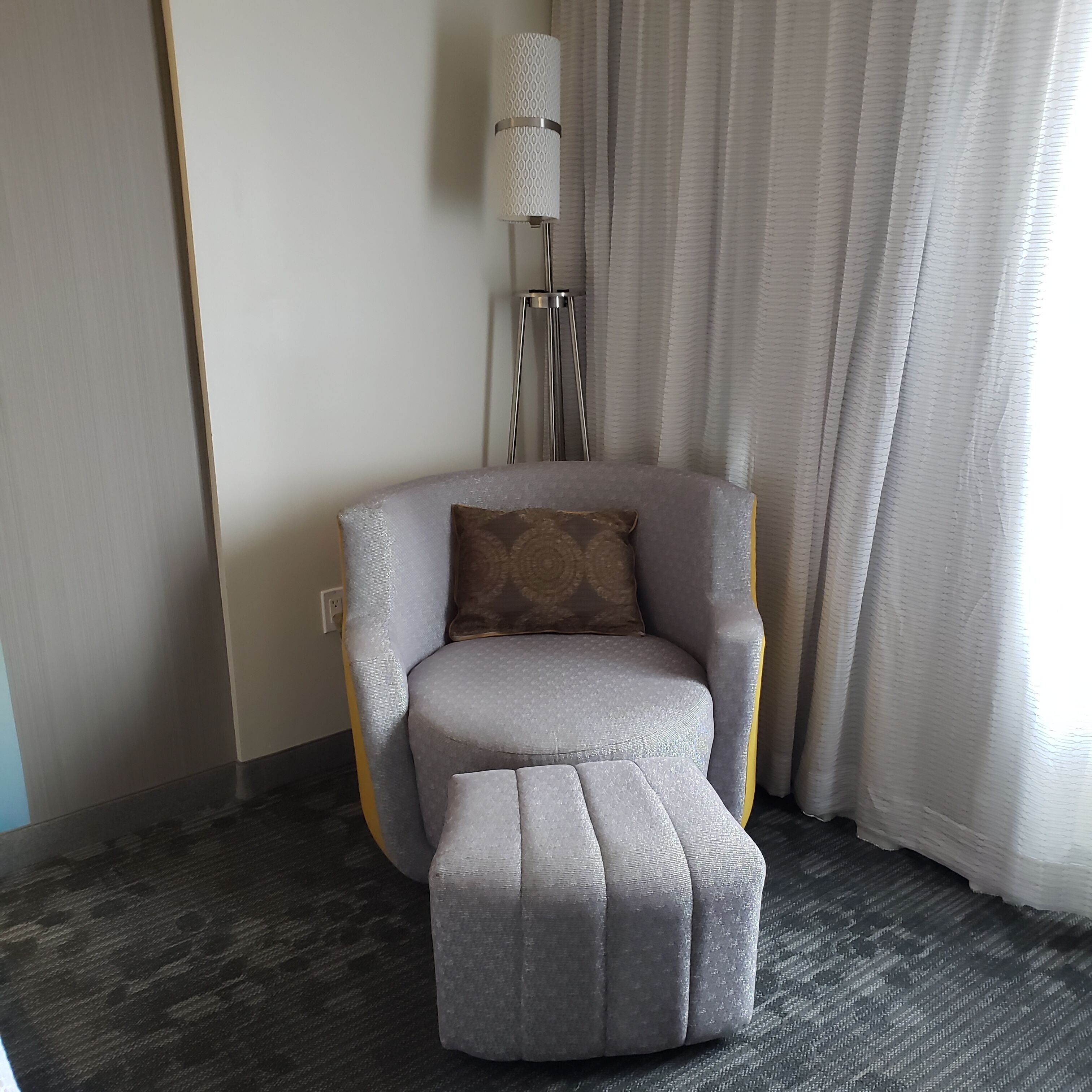 1 bedroom, premium bedding, memory-foam beds, blackout curtains