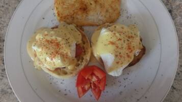Free daily full breakfast
