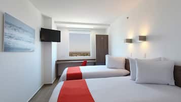 Superior Room, 2 Double Beds | In-room safe, desk, iron/ironing board, free WiFi