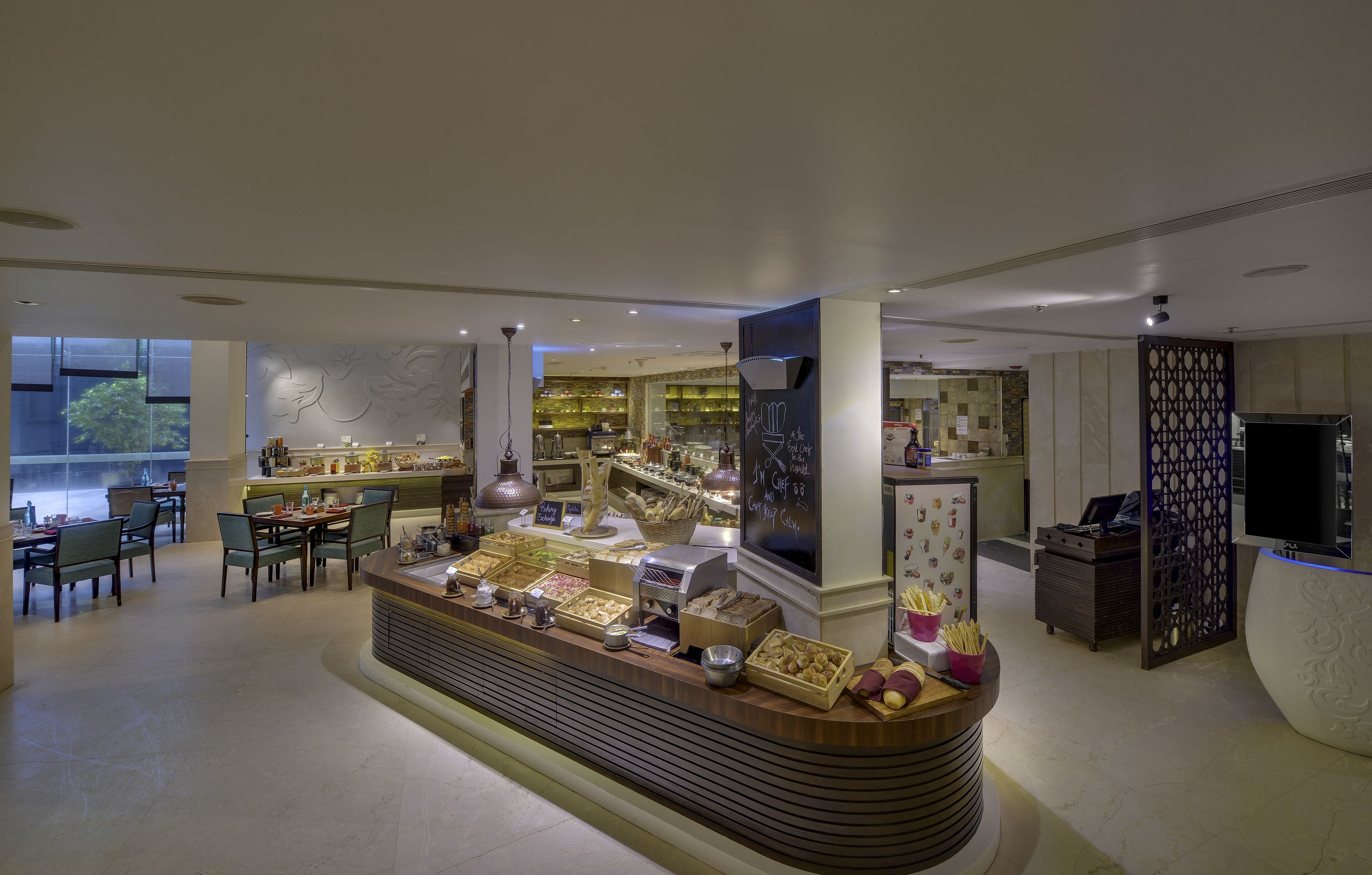 daily buffet breakfast (inr 1200 per person)