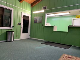 Check-in/check-out kiosk