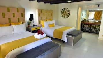 Standard Double Room | Desk, laptop workspace, blackout drapes, iron/ironing board