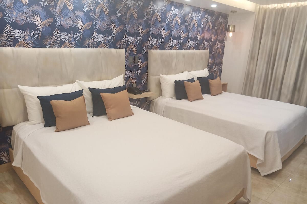 1 bedroom, blackout curtains, iron/ironing board, free WiFi