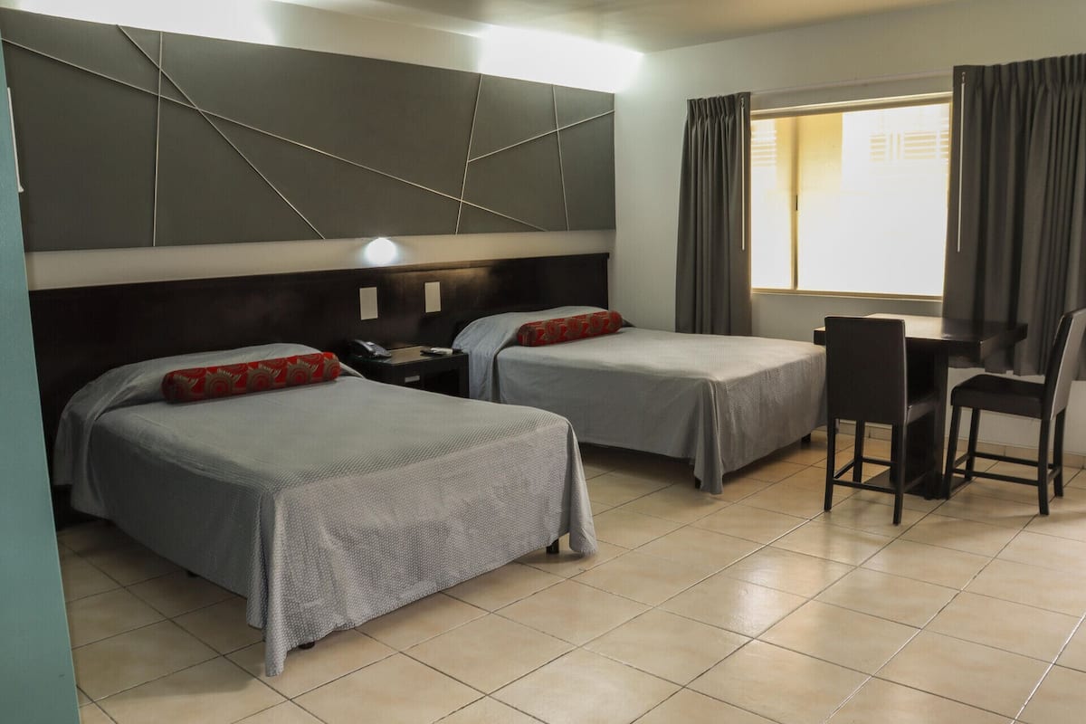 1 bedroom, blackout curtains, iron/ironing board, free WiFi