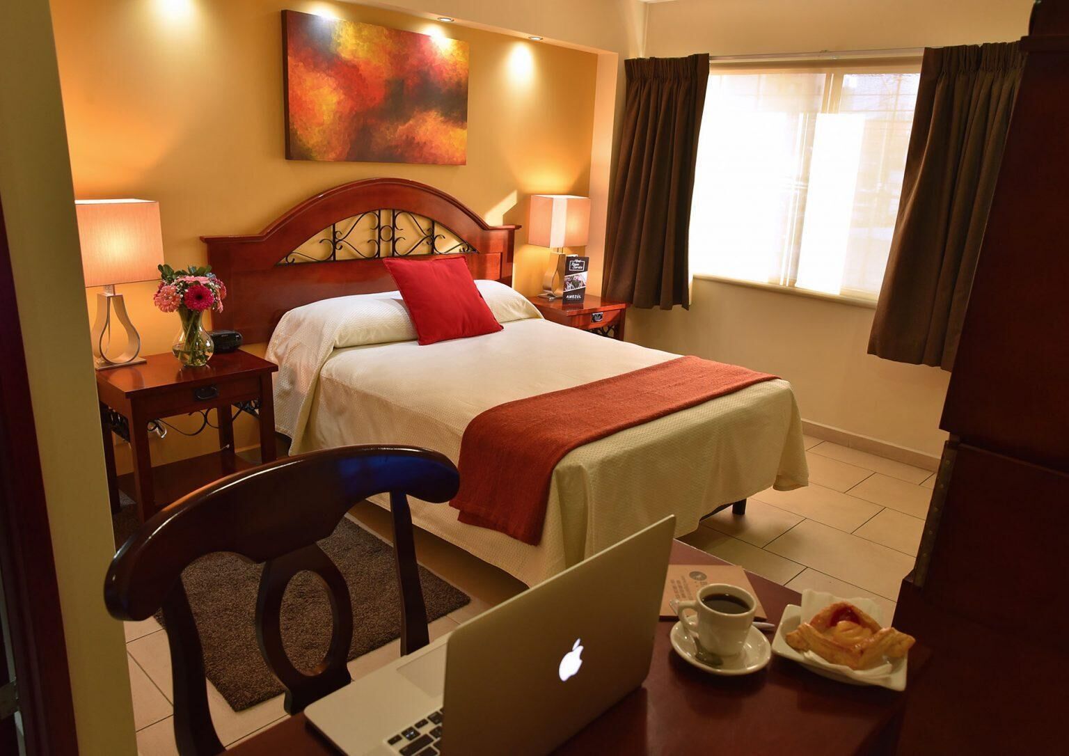 Blackout drapes, iron/ironing board, free WiFi, bed sheets