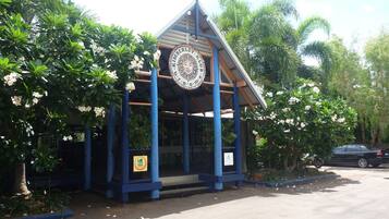 Entrada de la propiedad