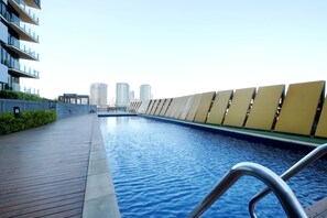 Piscina en la azotea