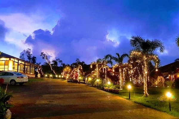 Front of property - evening/night
