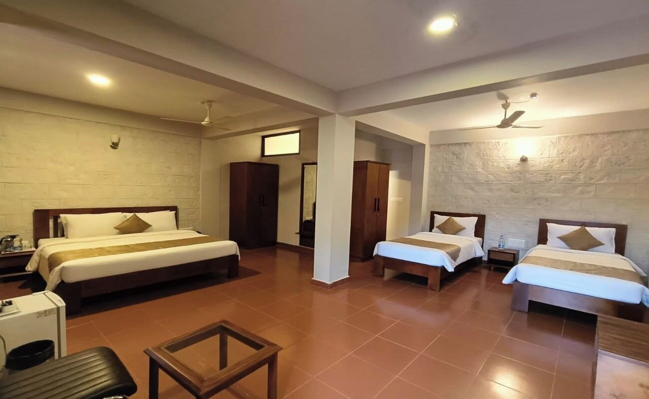 Familieværelse | 1 soveværelse, premium-sengetøj, Tempur-Pedic-senge, minibar