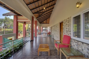 Attic AC Villa | Living area | LED TV