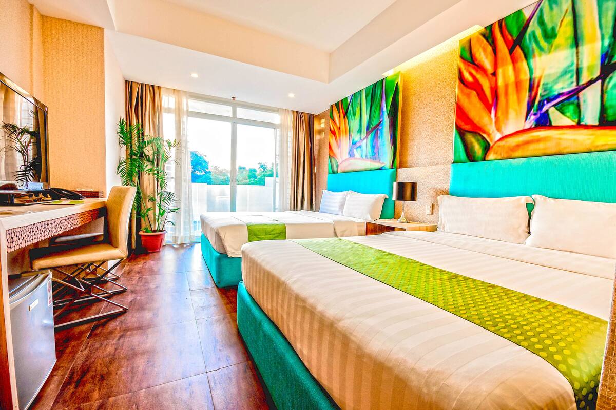 ห้องแฟมิลี่ | มินิบาร์, ตู้นิรภัยในห้องพัก, โต๊ะทำงาน, Wi-Fi ฟรี