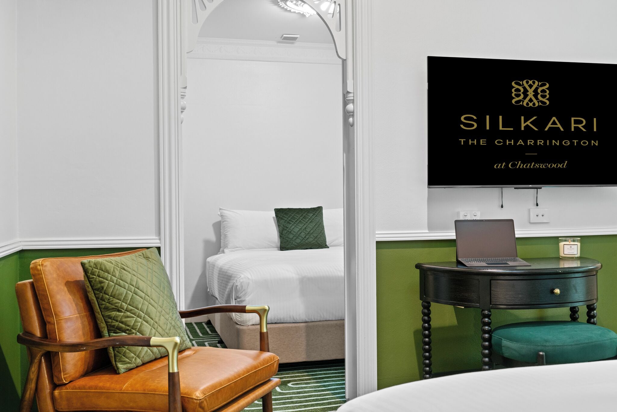 triple room | premium bedding, desk, blackout curtains, soundproofing