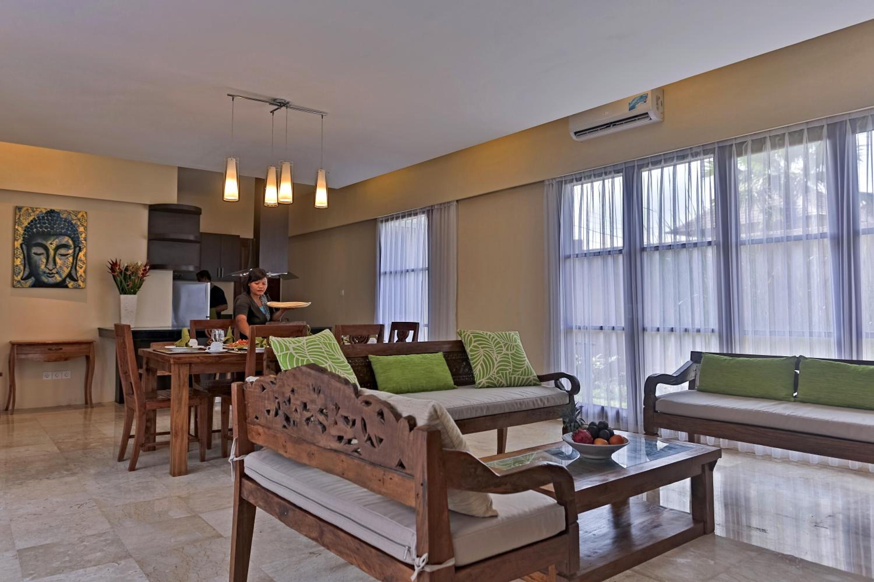 3 Bedroom Pool Villa | Living room | Flat-screen TV, DVD player, iPod dock
