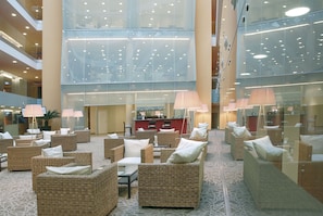 Sala de estar en el lobby