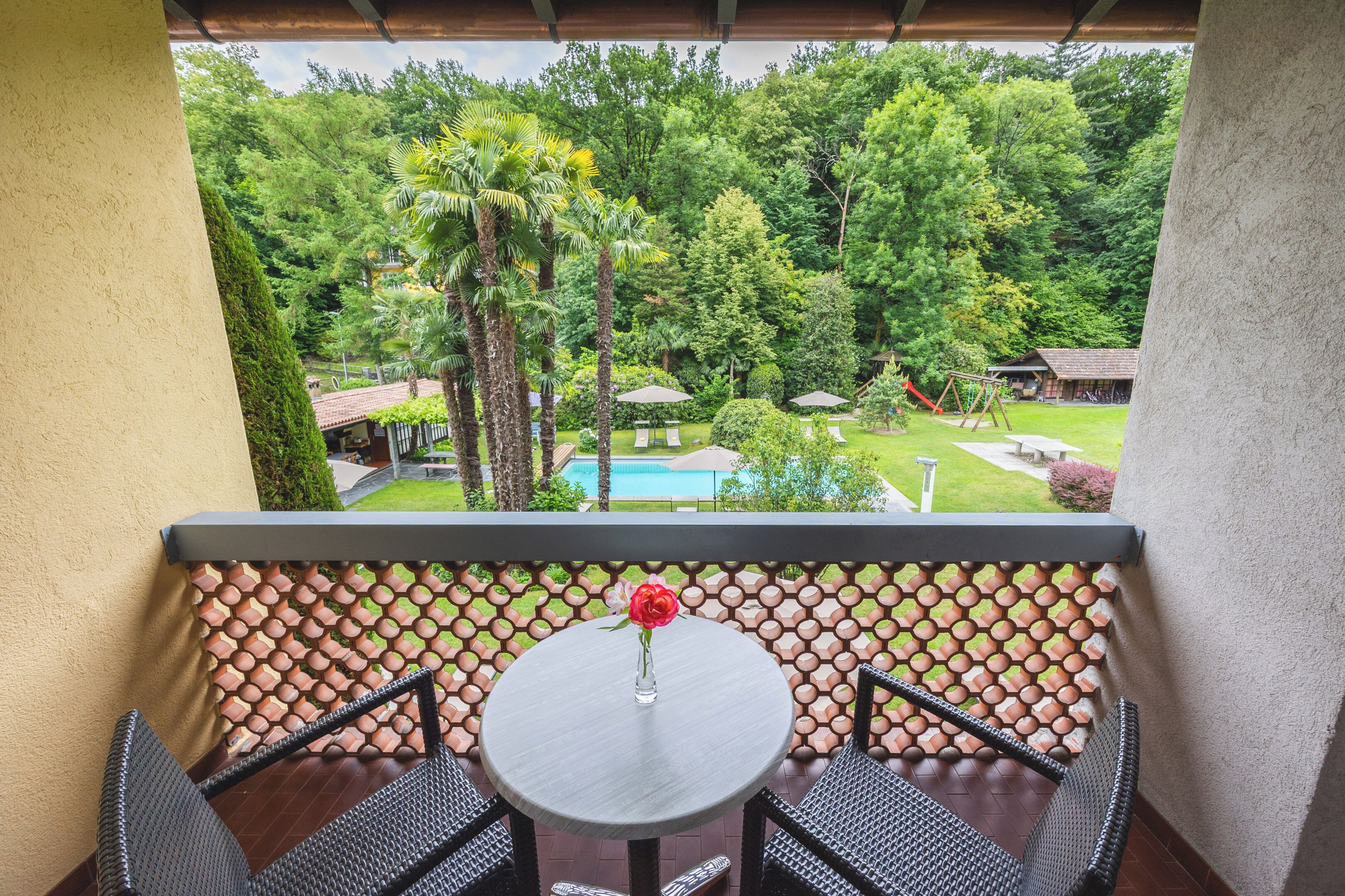 Family Apartment, 2 Bedrooms, Balcony, Garden View | View from room