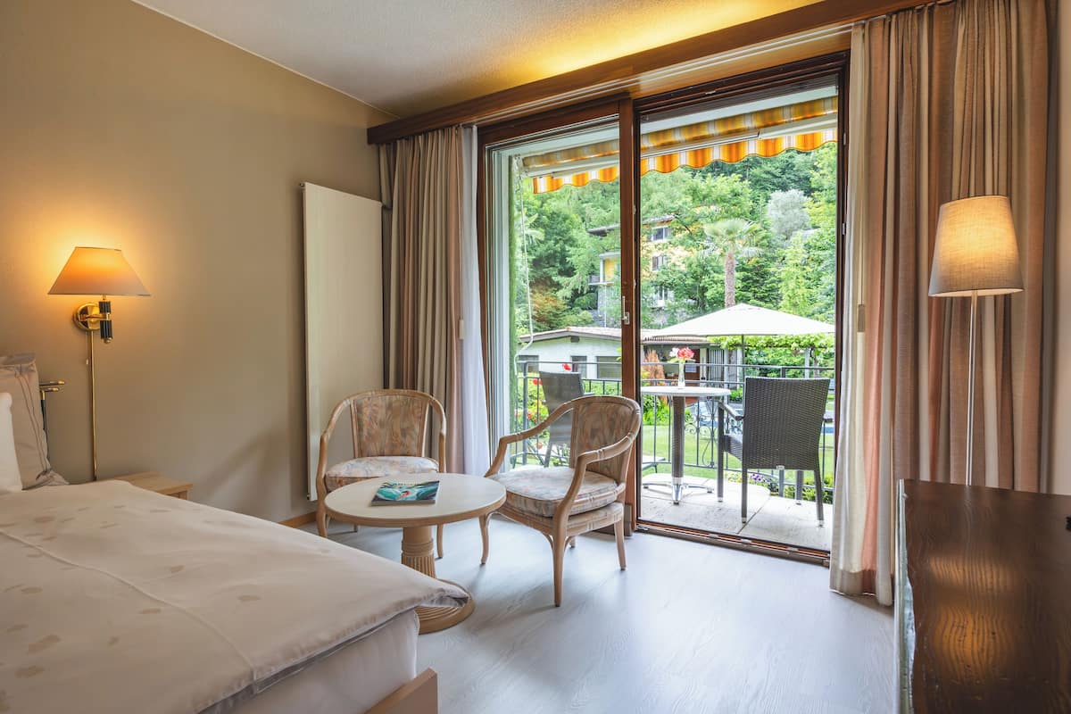 Comfort Double Room, 1 Bedroom, Balcony, Garden View | Premium bedding, in-room safe, desk, blackout drapes