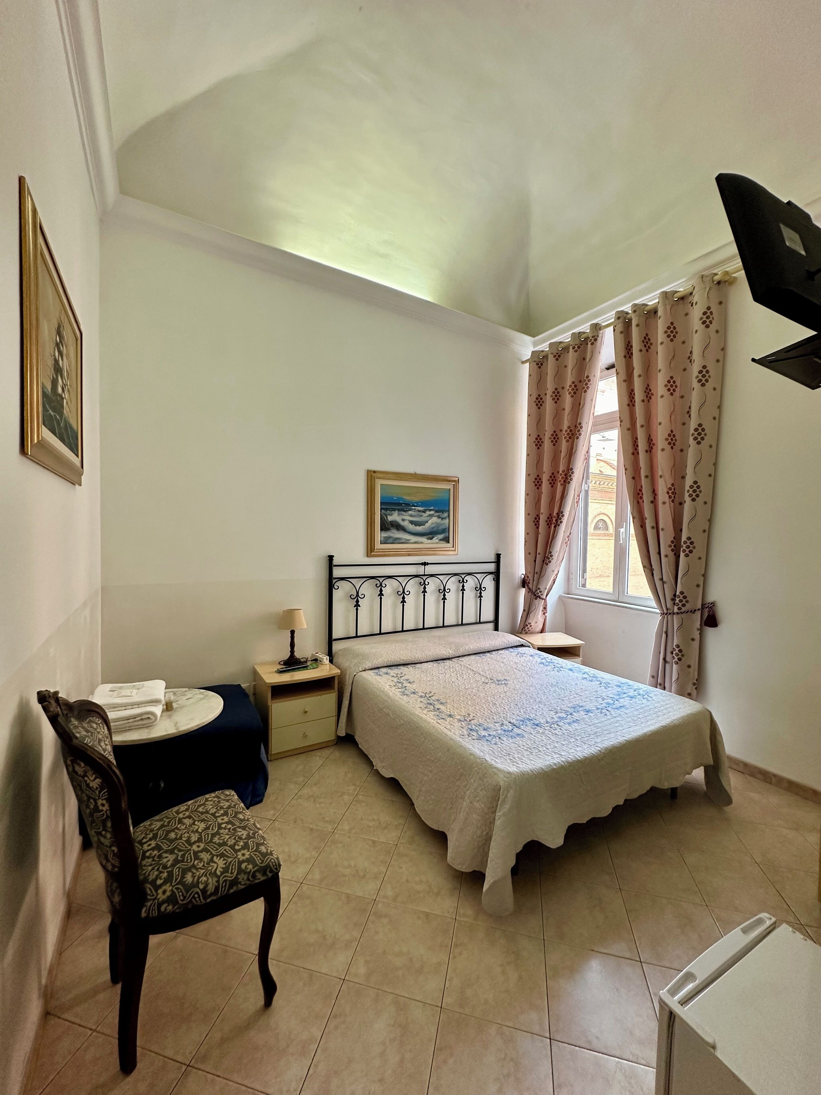 Desk, iron/ironing board (on request), WiFi (free), bed sheets