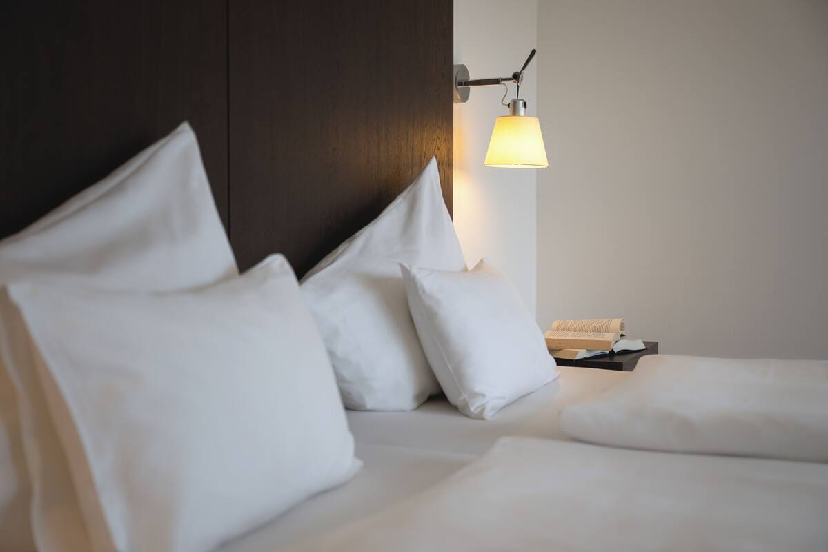 comfort double room | premium bedding, in-room safe, desk, laptop workspace