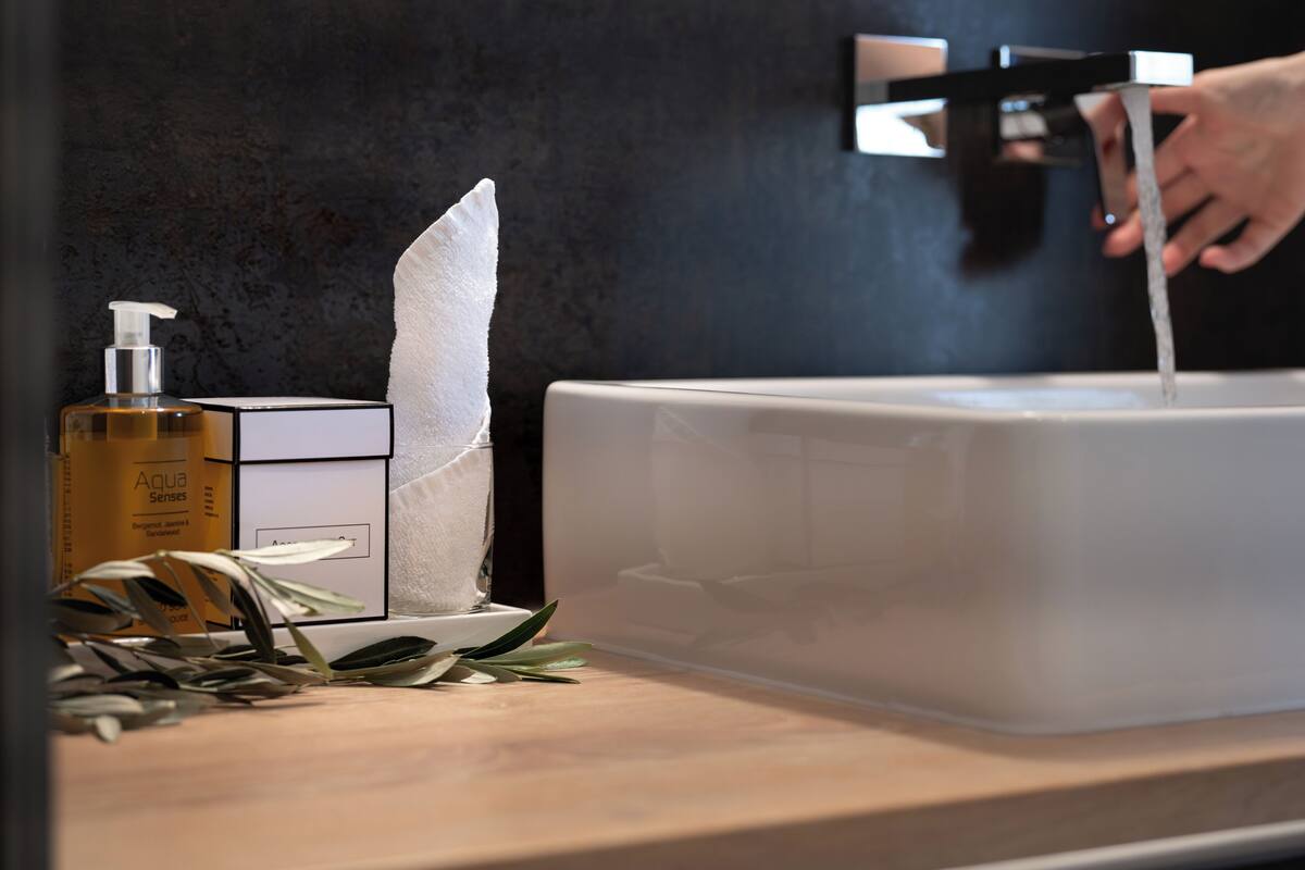 shower, free toiletries, hair dryer, bathrobes