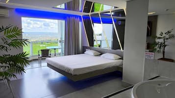 Chambre Luxe | Minibar, draps fournis