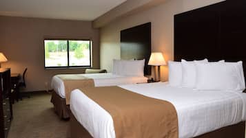 Standard Room, 2 Queen Beds | Premium bedding, pillowtop beds, soundproofing, iron/ironing board