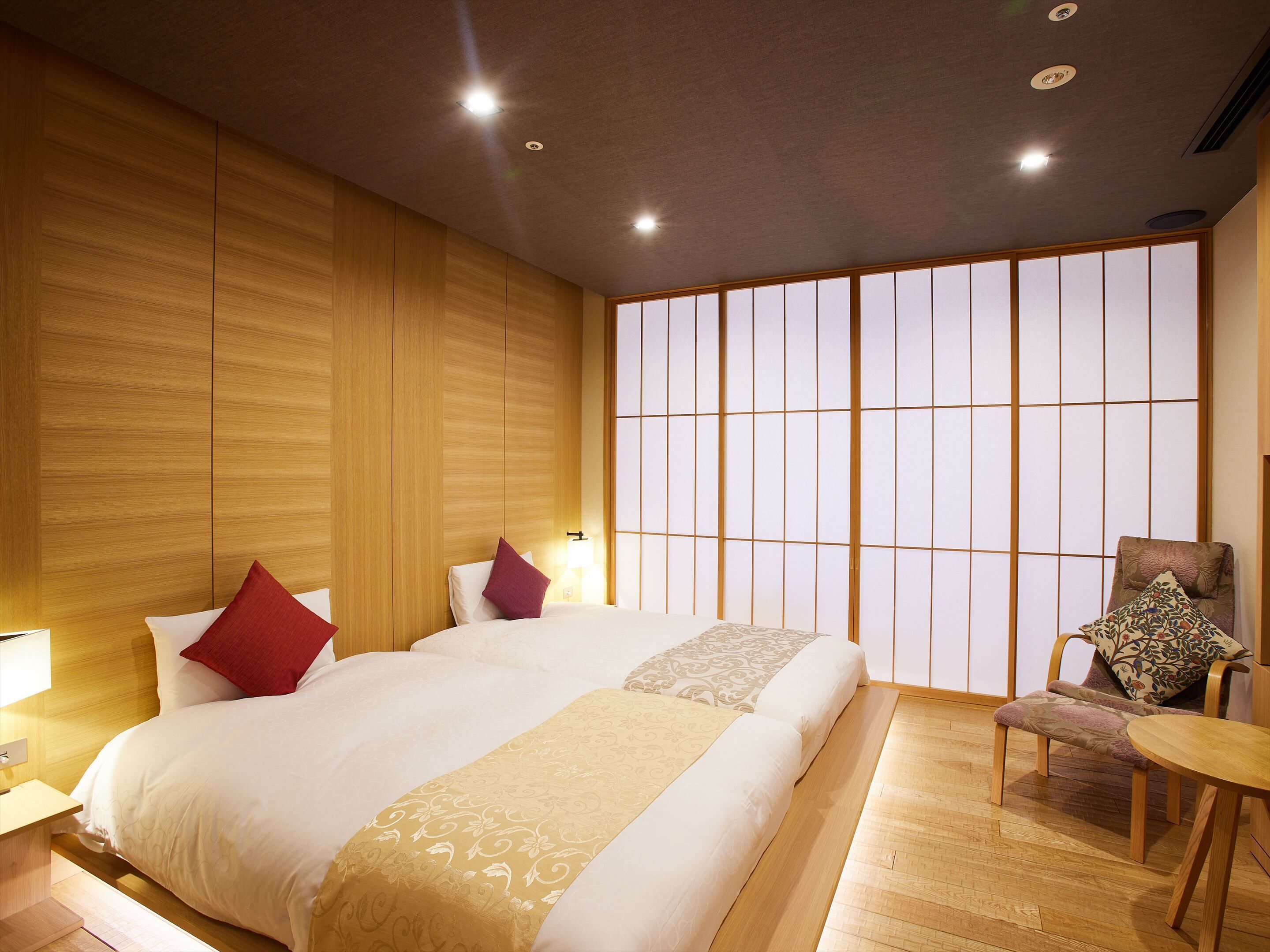 japanese western style room 801 with hot spring, non smoking | 1 bedroom, premium bedding, in-room safe, desk