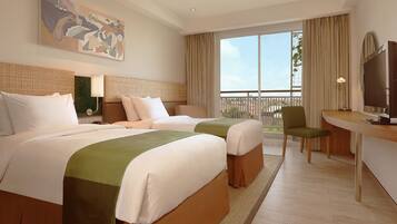 Deluxe Twin Room, 2 Twin Beds, Balcony | Premium bedding, in-room safe, desk, free WiFi