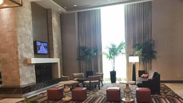 Sitteområde i lobbyen