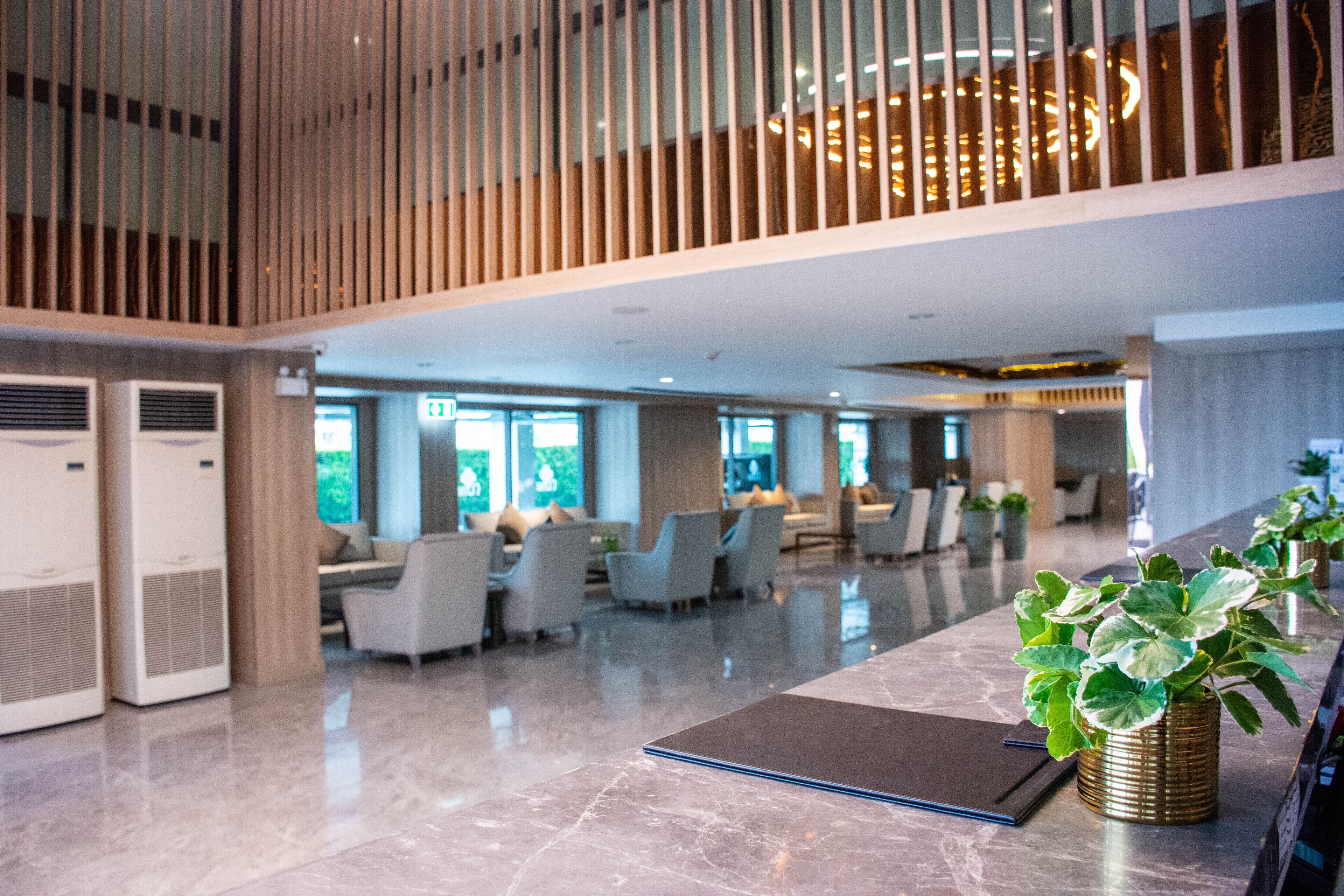 Lobby sitting area