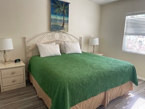 Large 2 Bedrooms, 1 Bath, Kitchen, Patio | Desk, iron/ironing board, free WiFi, bed sheets