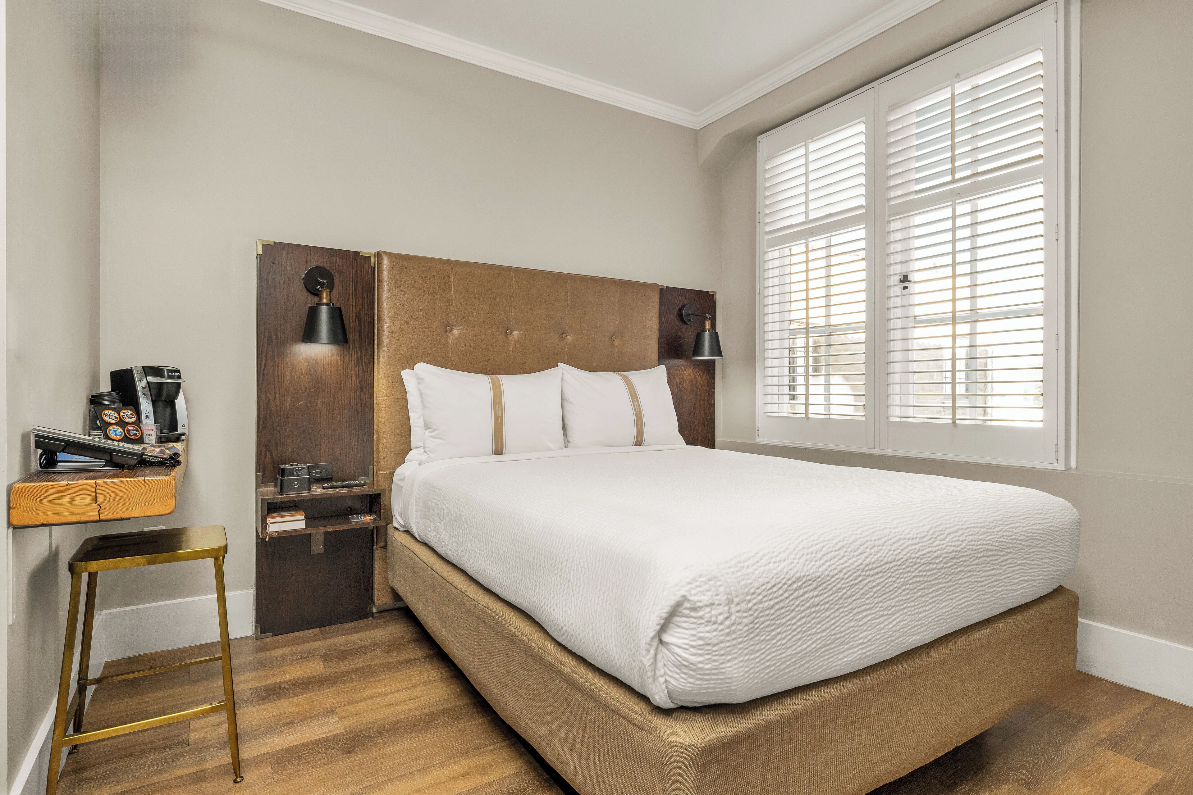 Individually decorated, individually furnished, iron/ironing board