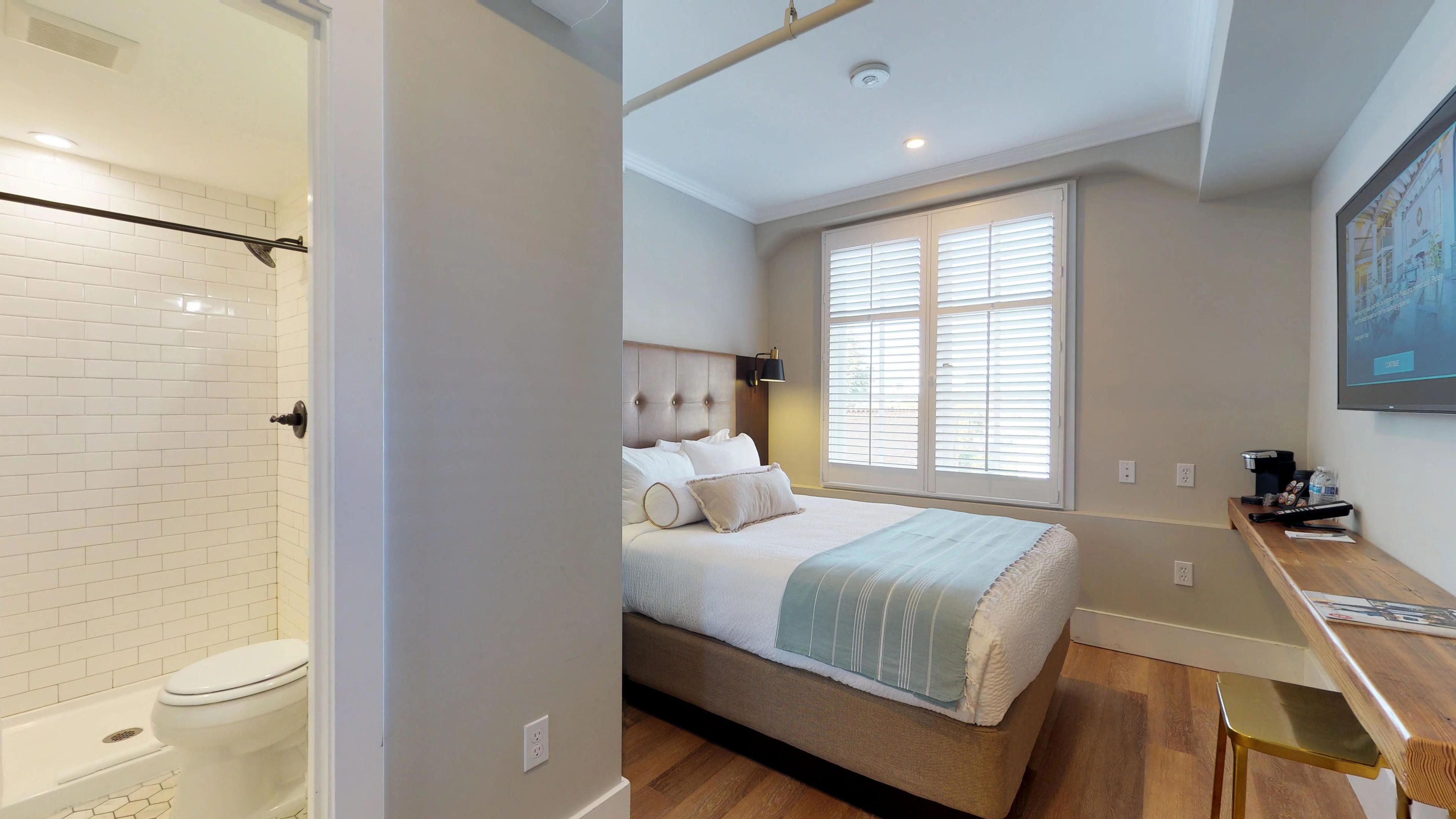 individually decorated, individually furnished, iron/ironing board