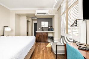Deluxe Room, 1 King Bed | Living area | 32-inch LED TV with digital channels, TV