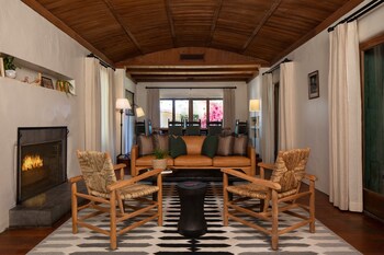 Adobe House | Living area | 50-inch flat-screen TV with satellite channels, TV, Netflix at Casa Cody