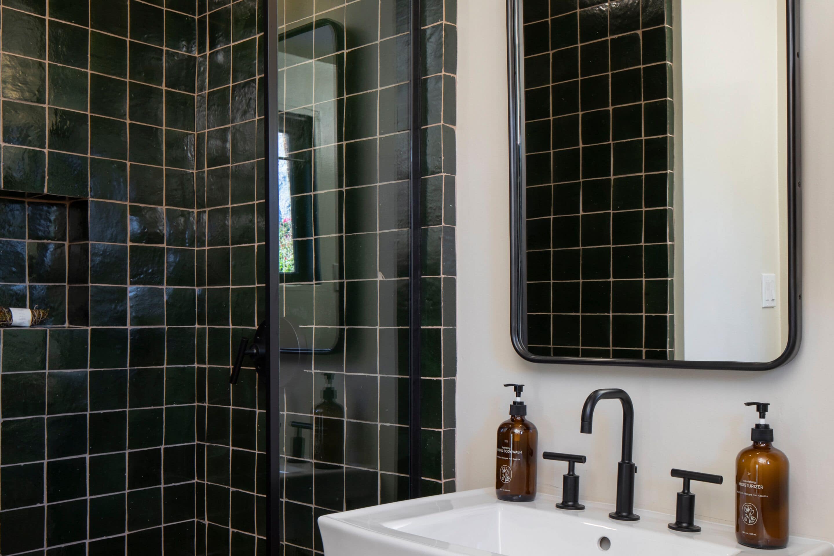 one bedroom suite | bathroom | designer toiletries, hair dryer, bathrobes, towels