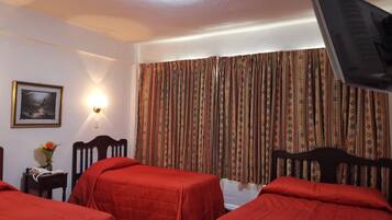 Basic Quadruple Room | In-room safe, desk, free WiFi, bed sheets