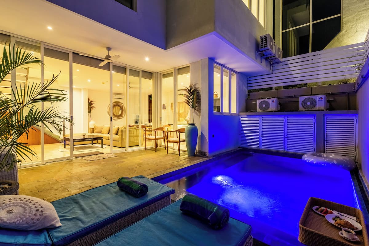 Villa, 2 chambres, piscine privée | Vue sur le jardin