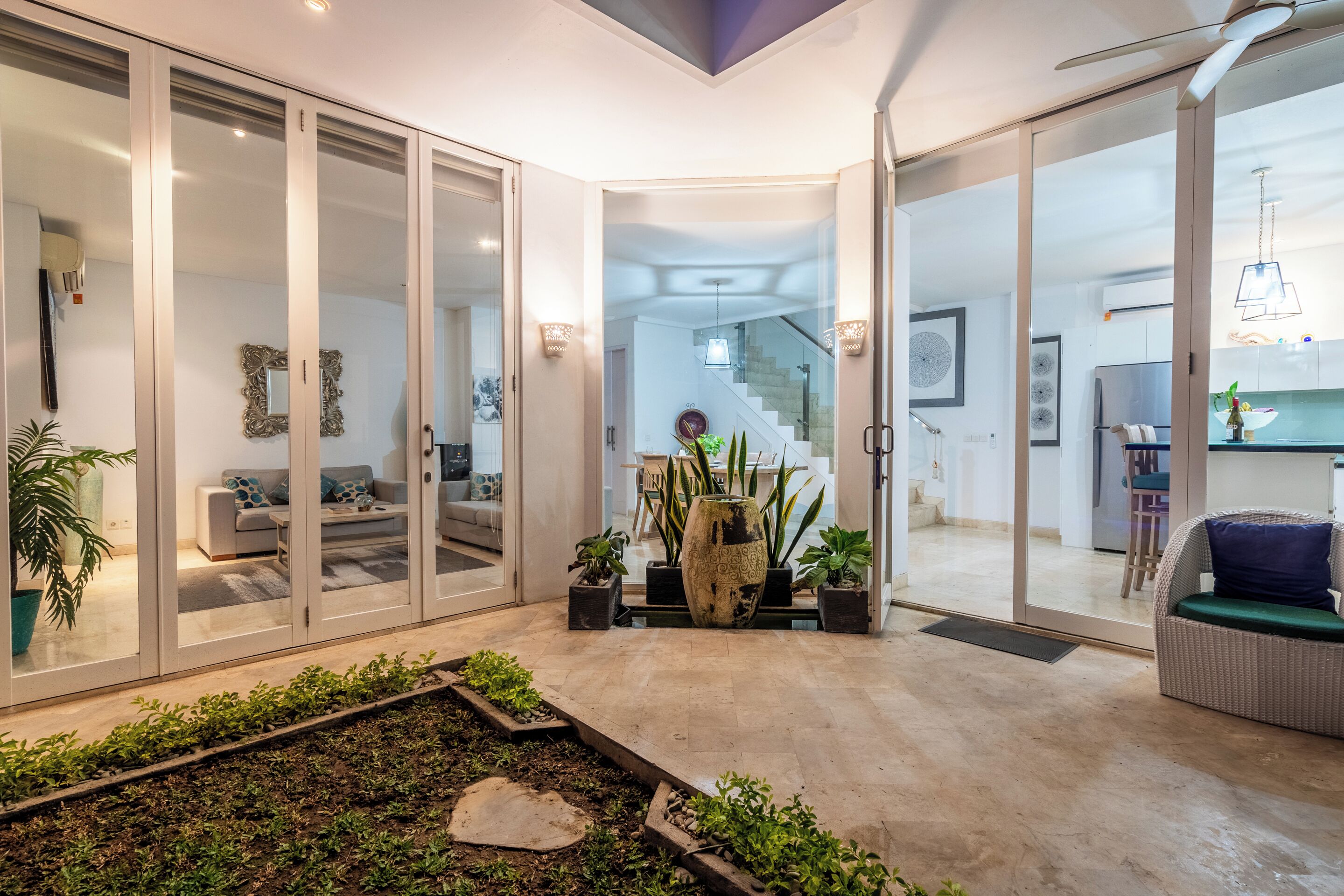 luxury villa, 2 bedrooms, private pool | garden view