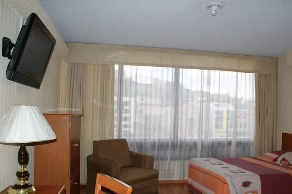 In-room safe, desk, iron/ironing board, WiFi (free)