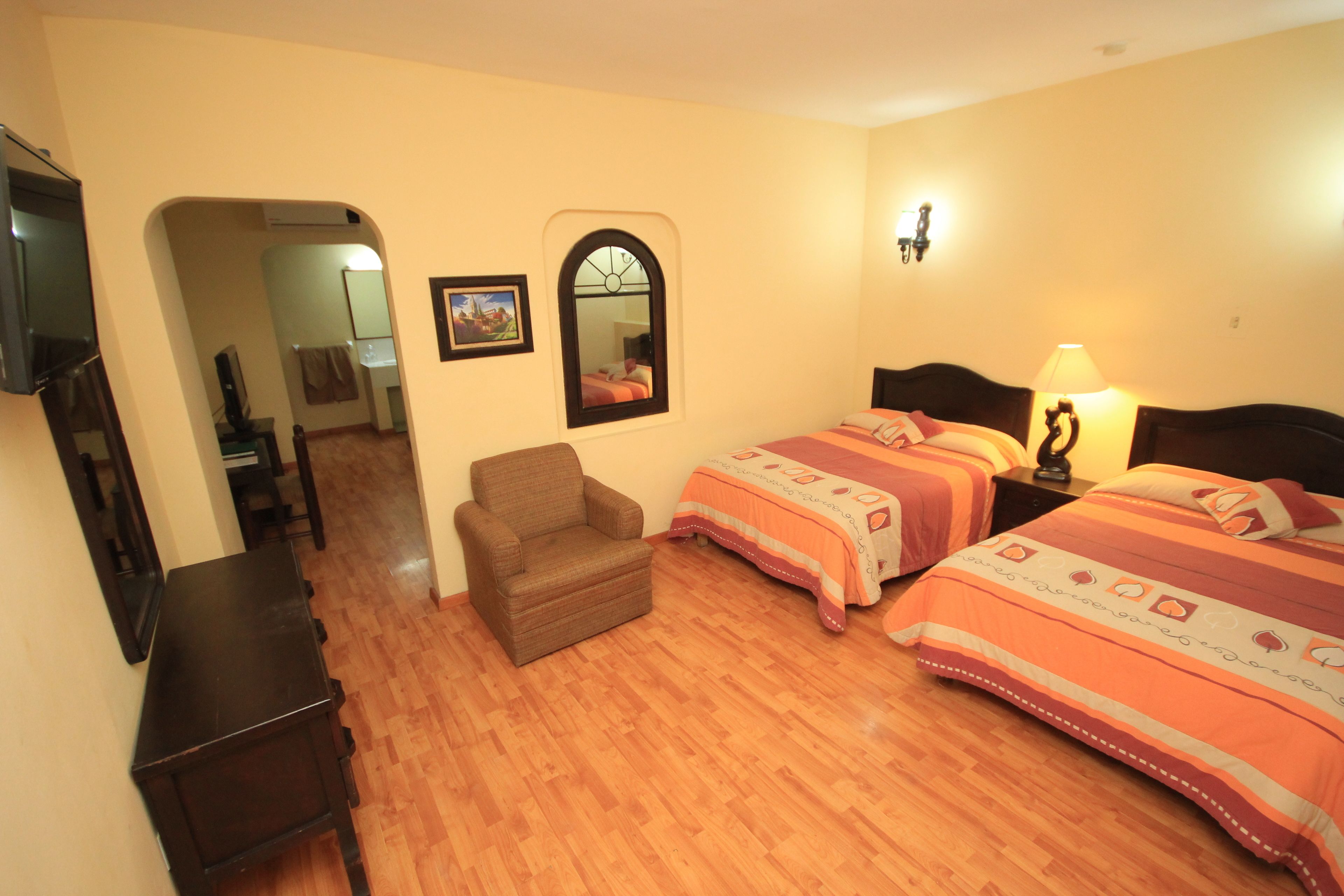 standard double room | premium bedding, in-room safe, desk, iron/ironing board