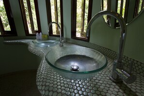 Orchid Villa | Bathroom sink - Monkey Flower Villas (Koh Tao)