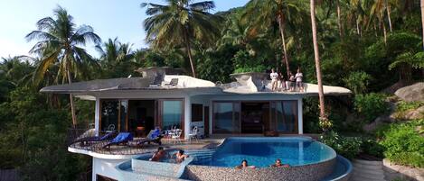Orchid Villa | Outdoor pool | 3 outdoor pools, pool umbrellas, pool loungers