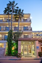 Front of property – evening/night