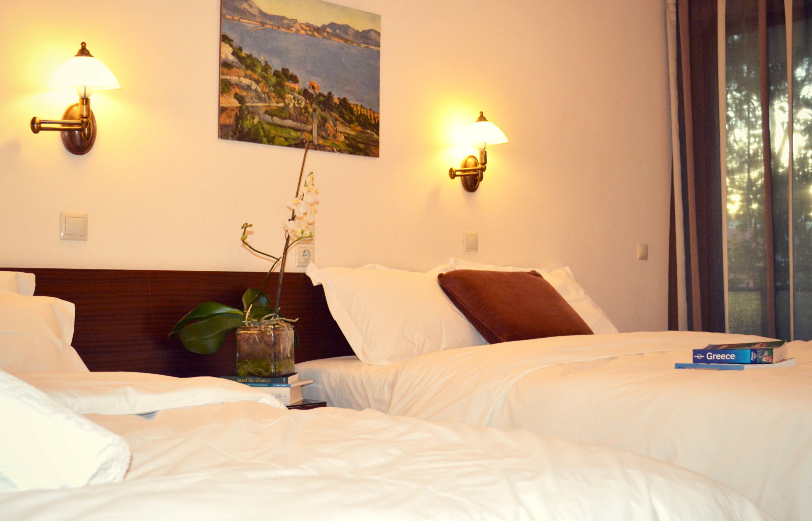 Hypo-allergenic bedding, in-room safe, individually decorated